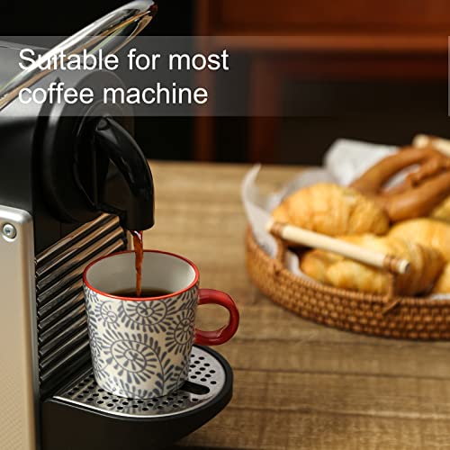 K Kitchentour Kitchentour Porcelain Espresso Cups 4 Ounce Set Of 4 For Coffee Machine - Ceramic Demitasse Cups For Latte,Turkish Coffee,Nespresso Lungo, Cappuccino, Tea - Small Shot Coffee Mug Bohemia Style thumb #3