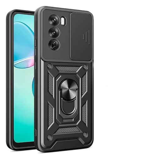 Ή@ for Oppo Reno12 Pro X}zP[X,Ή@ for Oppo Reno12 Pro 5G CPH2629 }OlbguPbg [PC+TPU] 2 in 1 XChYLbNX^h Black