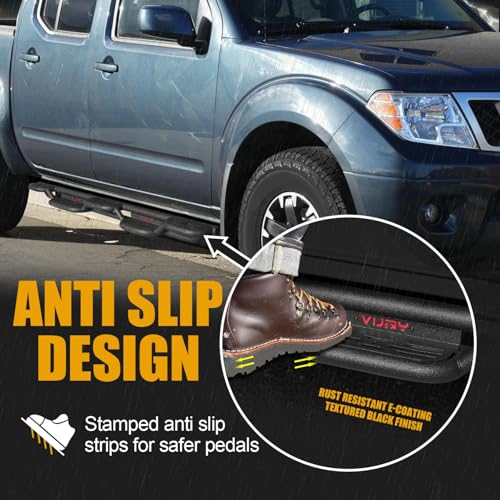 Estribos Laterales de Acero para Nissan Frontier 2005-2025 miniatura 4