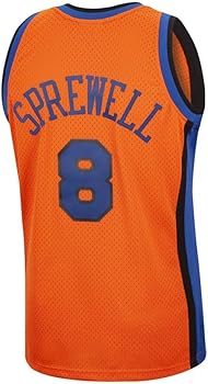 Amazon.com: Latrell Sprewell New York Knicks Orange Youth 8-20