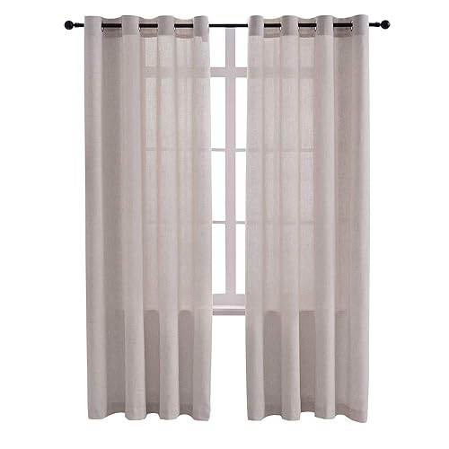 Linen Curtains Amazon Com