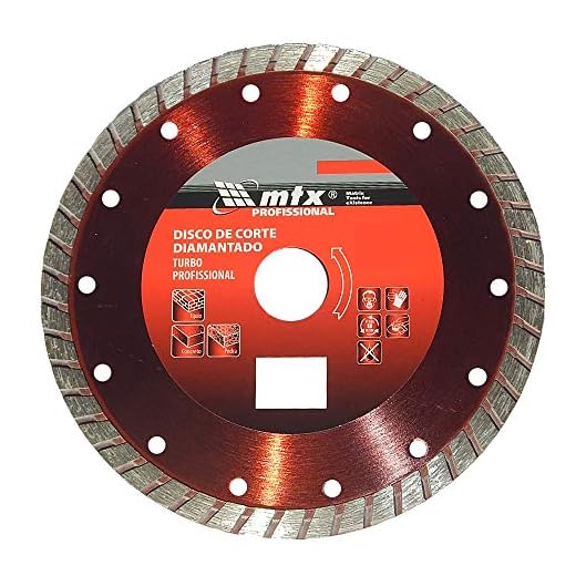 Mtx Disco De Corte Diamantado Turbo 110 X 2 0 X 20 0 Mm