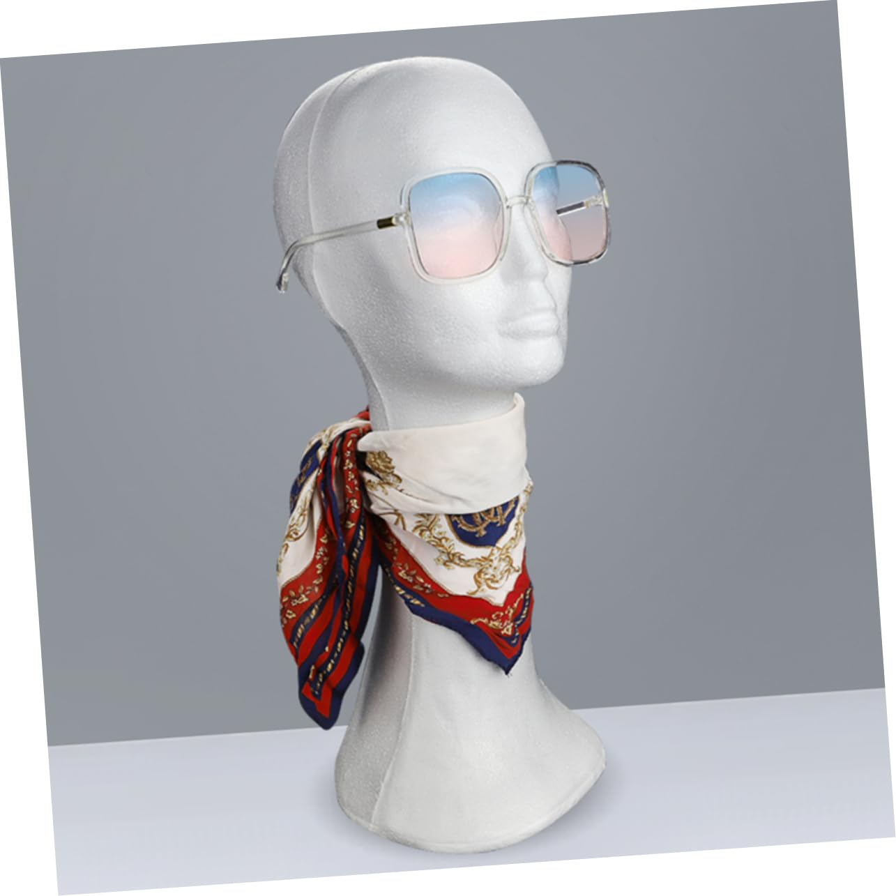 Ipetboom Smooth and Durable Foam Wig Display Rack Head Model for Hat Scarf Mannequin Head Holder