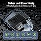 ENEGON NP-W126S/NP-W126 akku (2 Stück) und Dual USB Ladegerät für Fujifilm X100V, X100VI, X-M5 und Fuji X-T1/T3/T30/T100, X-A1 X-E1 X-E2 X-E3 X-M1 X-Pro1 HS30EXR HS35EXR HS50EXR