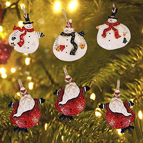 Cute-Resin-Santa-Snowman-Tree-Ornaments-Decorative-Hanging-Snowman-Decoration-Santa-Claus-Ornament-Xmas-Ornament-Holiday-Decor-for-Home-Party-Set-of-6 Cute Resin Santa Snowman Tree Ornaments Decorative Hanging Snowman Decoration Santa Claus Ornament Xmas Ornament Holiday Decor for Home Party Set of 6