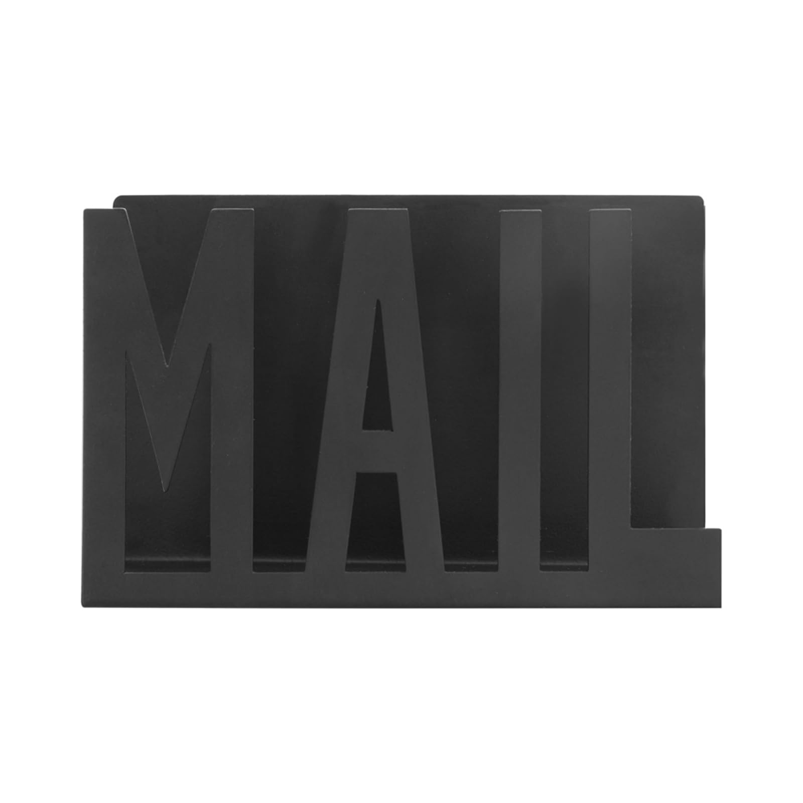 HDOYTXXM Desktop File Holder Metal Cutout Iron Mail Organiser Desktop Letter Sorter Documents and Notepads Storage Rack Vertical Mail Sorter