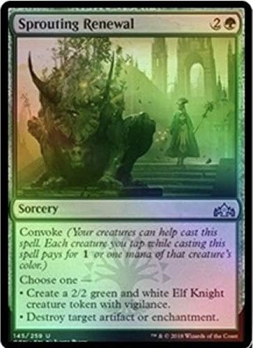 MTG Guilds of Ravnica, Sprouting Renewal 145/259 - Uncommon - FOIL - NM/M