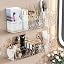 LAE NUVOLE Adhesive Shower Caddy - No Drill Wall Mount Bathroom Organizer, Black, 10.7 Inch - View #10