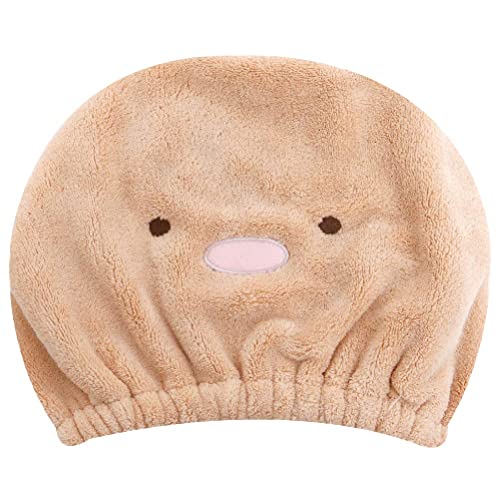 タオル キャップ すみっコぐらし とんかつ ふわふわ 風呂 大人 子供 使える 男の子 女の子 キッズ