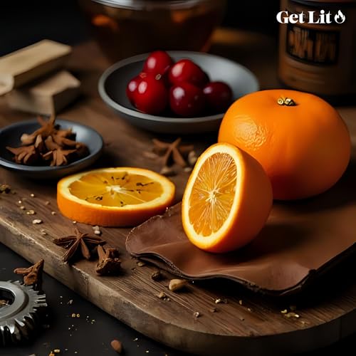 Image of Get Lit | Diesel | 16 oz Double-Wick Scented Candle | Hand-Poured in Missouri, USA | Bold Leather & Citrus Masculine Fragrance