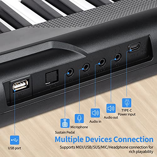 88-Key Digital Piano with Weighted Action