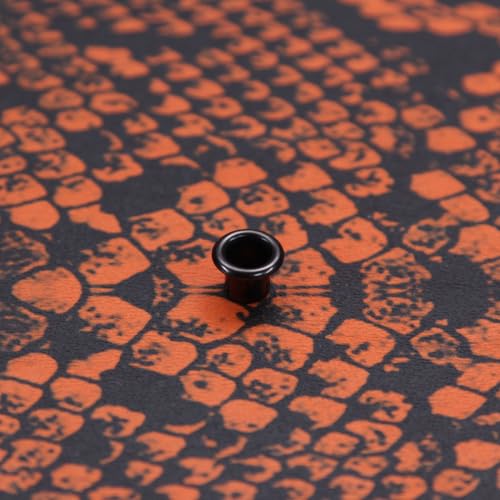 Image of KYDEX Thermoform Sheet - (P1 Texture) - (Infused Print) - (12in x 12in) - (Snake Skin - Orange Rattler) - (1 Sheet) - (for Holster Making & Hobby) - (USA Made)