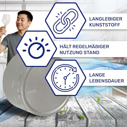 Programmwahlknopf für Geschirrspüler mit Originalcode 1769700700 C00869886 für Beko - Garantie 10 Jahre - MONTERAL