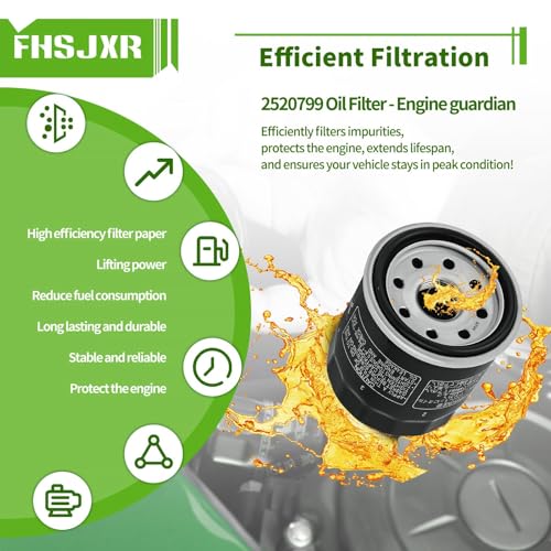 Image of 2PCS 2520799 Oil Filter 3084963 for Polaris Sportsman 400 450 500 570 850 Ranger Scrambler 850 1000 XP Magnum 325 425 500 ATP Trail boss Hawkeye Xpedition Xplorer