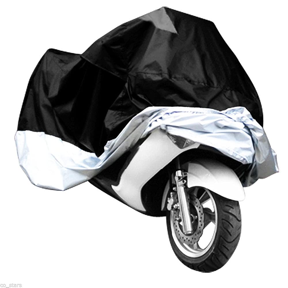 Pokrowiec na motocykl, Riloer 210D pokrowiec na motocykl z zaciśniętym paskiem XXL torba do przenoszenia 245 * 105 * 125 cm, XXXXL 295 * 110 * 145 cm