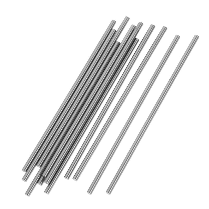 Artibetter 30 Pcs Crochet Blocking Pins for Blocking Boards | 3.94 X 0.08 Inch Metal Rod Pins for Knitting and Crocheting Stability | Durable Blocking Board Pegs for Crafting Projects