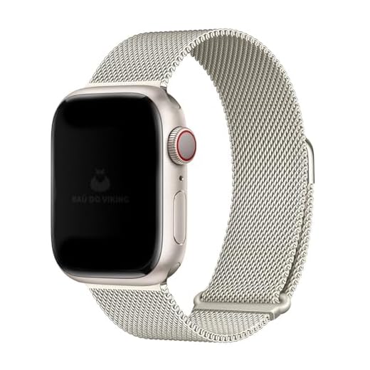 Pulseira Aço Magnética Imantada Milanes Compatível com Apple Watch 41mm 40mm 38mm 42mm 44mm 45mm 46mm 49mm (Estelar, 38/40/41/42mm(series 10))