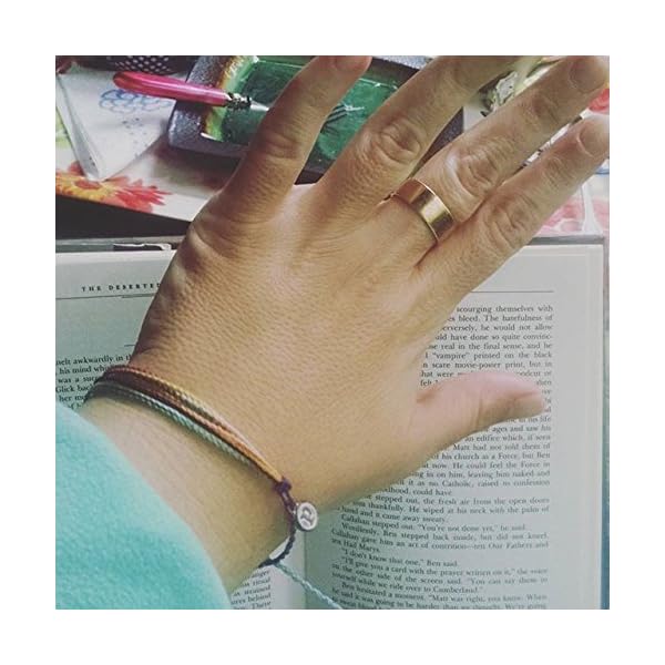 Pura-Vida-Jewelry-Bracelets-Muted-Bracelet-100-Waterproof-and-Handmade-wCoated-Charm-Adjustable-Band Pura Vida Jewelry Bracelets Bright Bracelet - 100% Waterproof and Handmade w/Coated Charm, Adjustable Band (Hakuna Matata)