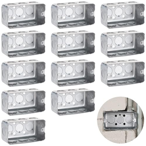 Boîte de jonction 11 dérivations en métal lot de 12 pour simplifier vos raccordements