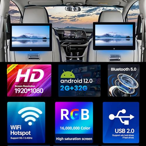 Vaudkio 106 10.1 Inch Android 12 Portable Car Tv Monitor thumb #1