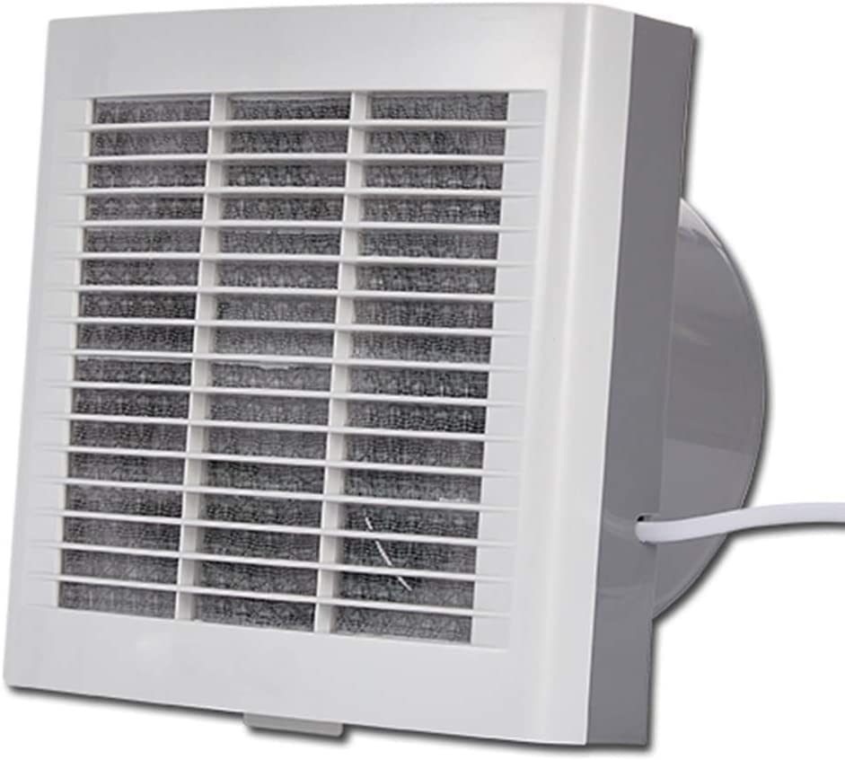 Industrial Commercial Extractor Exhaust Fan Exhaust Fan TwoWay Remote Control Bathroom Wall Ventilating Fan Round (Size : 1)