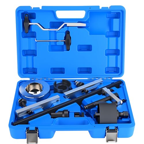 RUIZHI Kit d'outils de transmission à double embrayage compatible avec Audi VAG VW boîte de vitesses DSG 7 vitesses installateur et extracteur d'embrayage, kit d'embrayage T10323 T10373 T40100 T10374