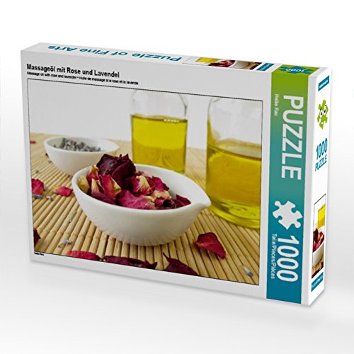 Preisvergleich Produktbild Massageöl mit Rose und Lavendel 1000 Teile Puzzle quer