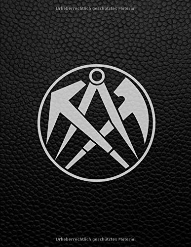 Dachdecker Notizbuch: Mit Dem Traditionellen Zunftzeichen | 110 Nummerierte Seiten | Blanko | Grossformat | Skizzenbuch