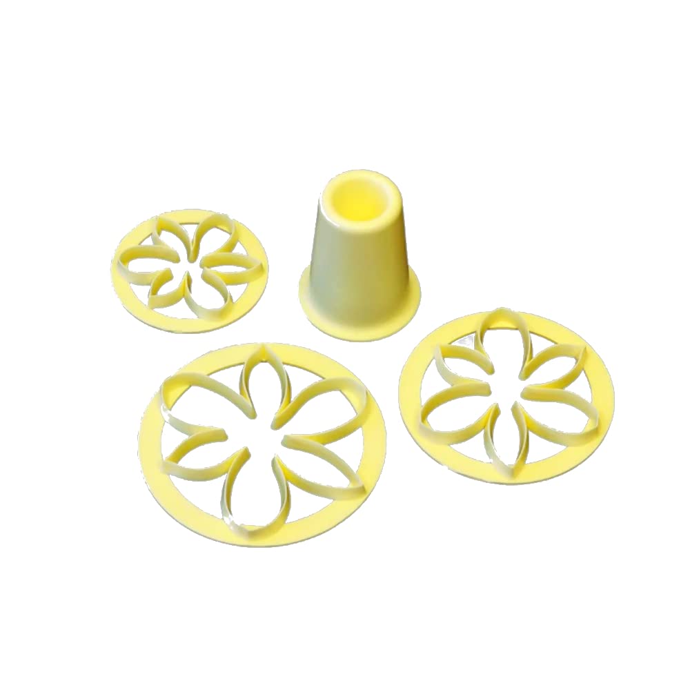 FMM Sugarcraft Bridal Lily Cutter Set, Includes 3 cutters and 1 form