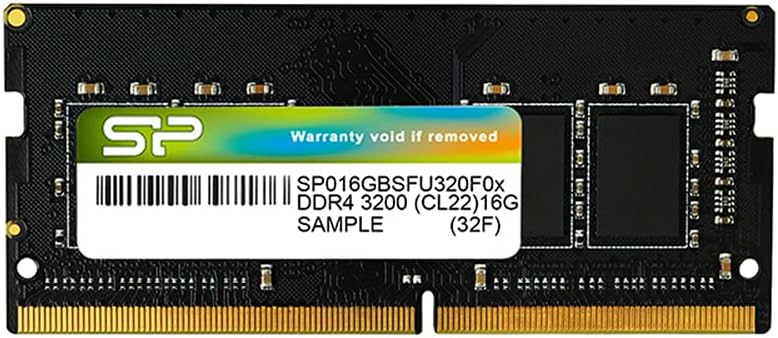 Silicon Power SP008GBSFU320B02 DDR4-3200 (PC4-25600) 8GB x 1 260Pin 1.2V CL22 Lifetime Warranty