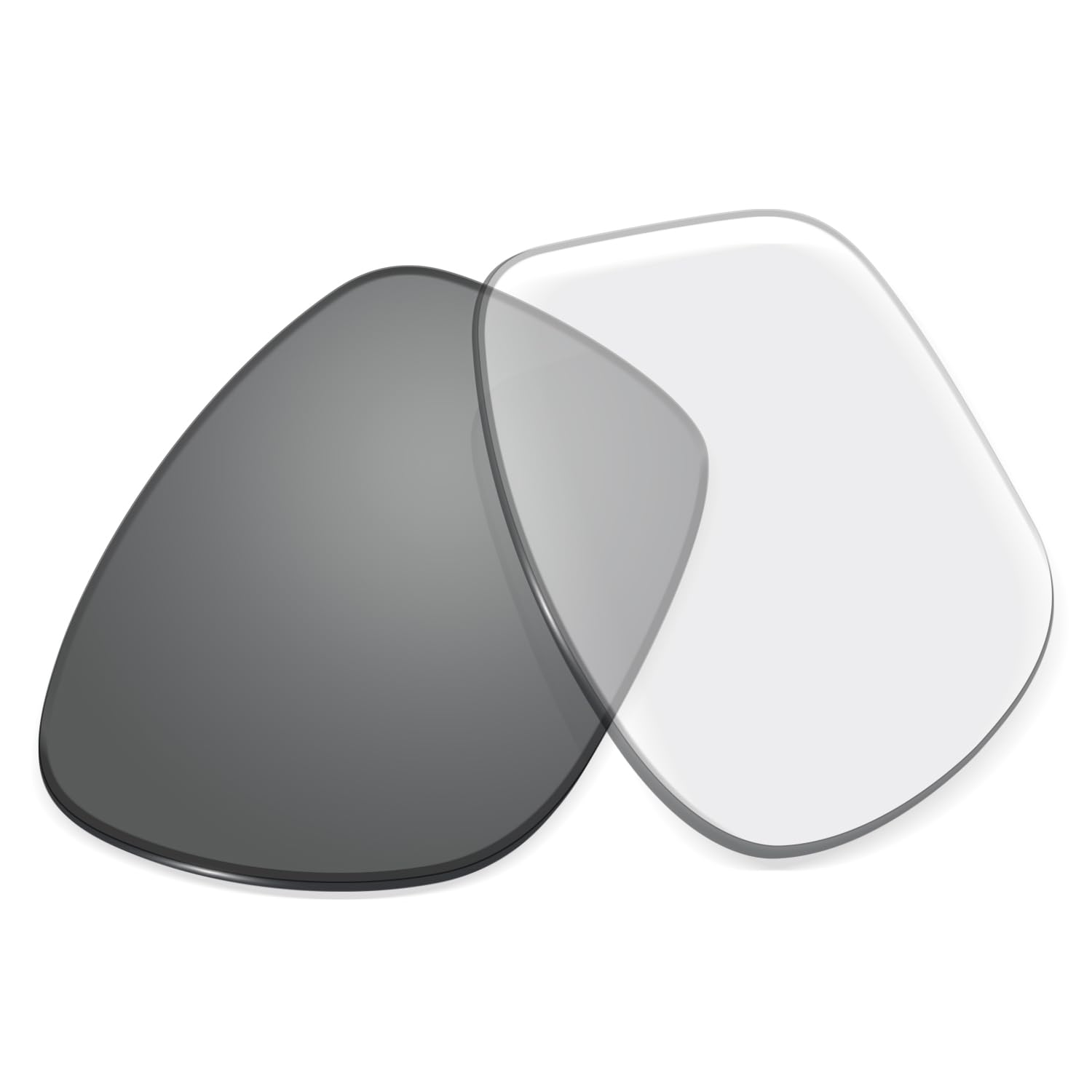 Lentes de repuesto de 1,5 mm compatibles con gafas de sol Oakley Sliver Stealth OO9408, antiarañazos y resistentes a los impactos