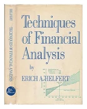 Hardcover Techniques of Financial Analysis [By] Erich A. Helfert Book