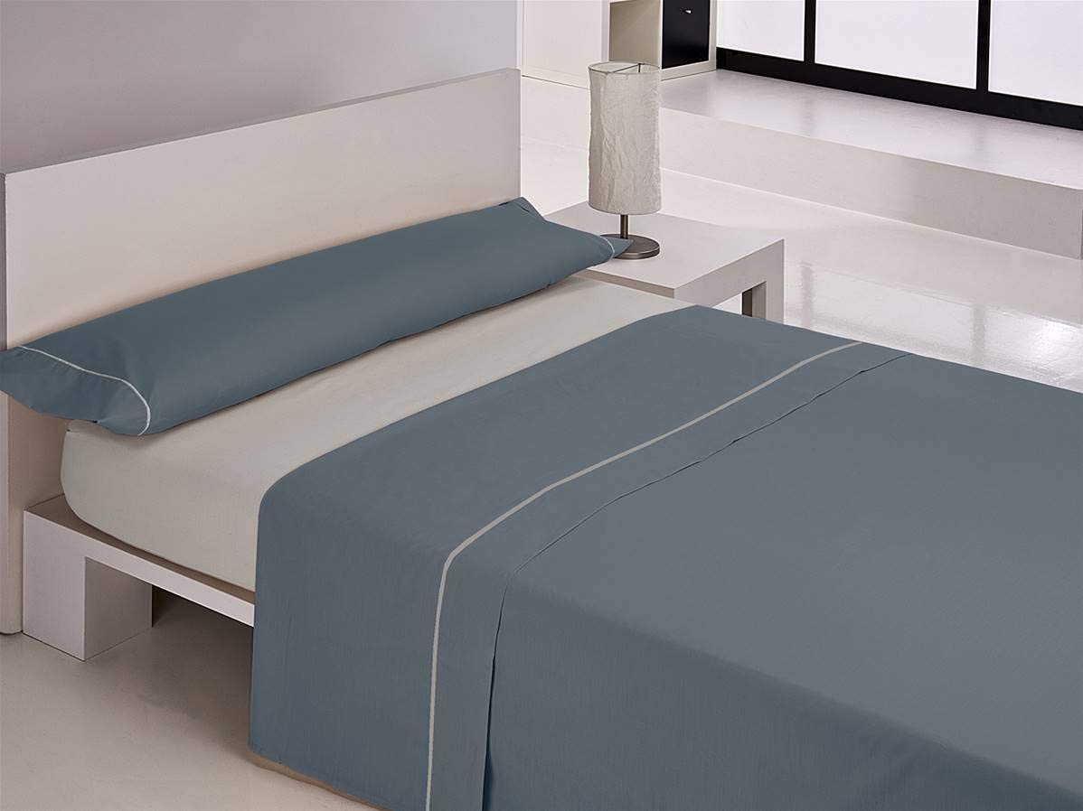 Draps en microfibre bleu 180 cm pour créer un cocon de fraîcheur