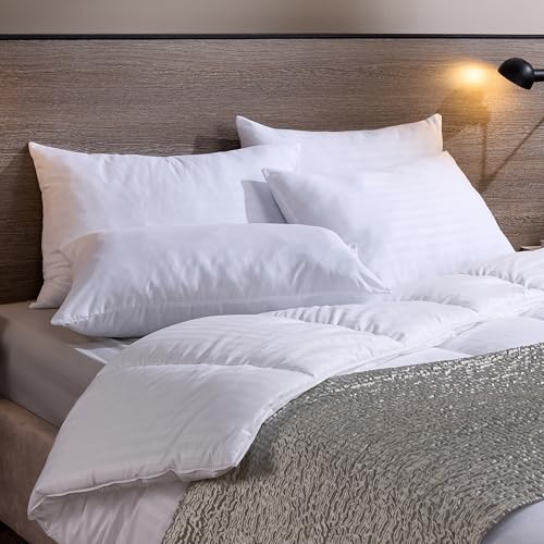 Snuggledown Almofada, algodão poliéster antialérgico, branco, abotoaduras, 2 unidades, 2