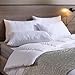 Snuggledown Hotel Collection Pillows 2 Pack Luxury Satin Striped Pillow for Stomach, Back & Side Sleepers - Non-Allergenic Soft Touch Cover, Made in the UK, Machine Washable (48 x 74cm)