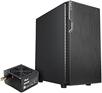 Rosewill FBM-X2-400-HELIX Micro ATX Mini Tower PC Case with 400W PSU, 240mm AIO Support, Gaming & Office Ready