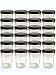 Produktbild 25er Set Sturzgläser 230 ml Hoch Rundgläser incl Deckel Deckelfarbe Schwarz To 66 Marmeladengläser Einmachgläser Einweckgläser Gewürzgläser Sturzglas Einmachglas Drehverschluss