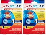 Dolorelax, Cerotto Auto Riscaldante Effetto Caldo per la Termoterapia, Distensione Muscolare, Dolori Muscolari, Articolari, Reumatici, Durata fino ad 8 Ore, 1 Astuccio da 3 Cerotti - 117 gr