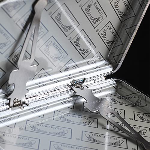 Leather Metal Cigarette Case Holds Up To 14 Cigarettes 80 - 100'S Cigarettes Double Sided Flip Open Pocket Women Lady Mather Father Day Gift Tobacco Smoking Box New (White) #TOP2