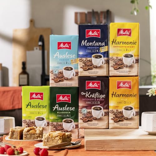 Melitta Montana Premium Filter-Kaffee 500g, gemahlen, Pulver für Filterkaffeemaschinen, 100% Arabica, starke Röstung, geröstet in Deutschland 3