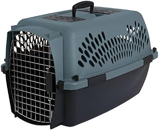 Aspen Pet Porter Heavy-Duty Pet Carrier, Storm Grey, 24", for Pets 10-20 Lbs