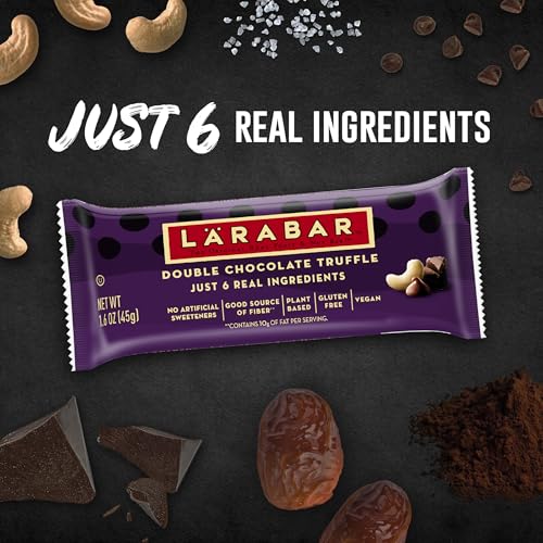 Larabar Double Chocolate Truffle, Gluten Free Vegan Fruit & Nut Bars, 16 ct - Thumbnail 3