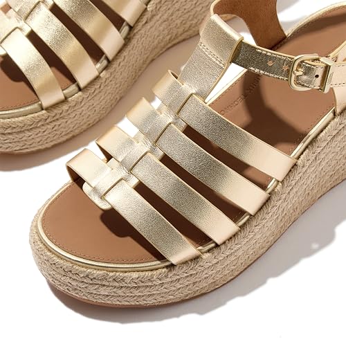 Image of FitFlop Platfforms Espadrille Fisherman Wedge Sandals