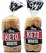 White Keto Bread - Zero NET Carbs - Keto Diet Approved - 2 Loaf Pack (2 x 18oz)