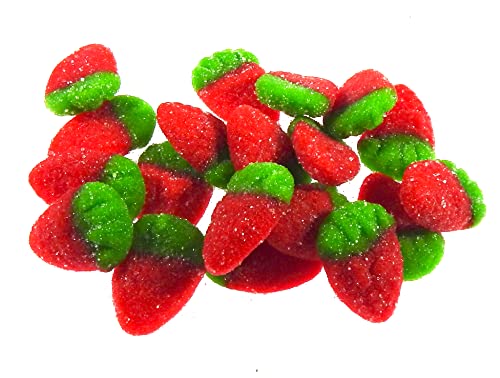 Gomitas de fresa ácida 1/2 libra (8 onzas) miniatura 3