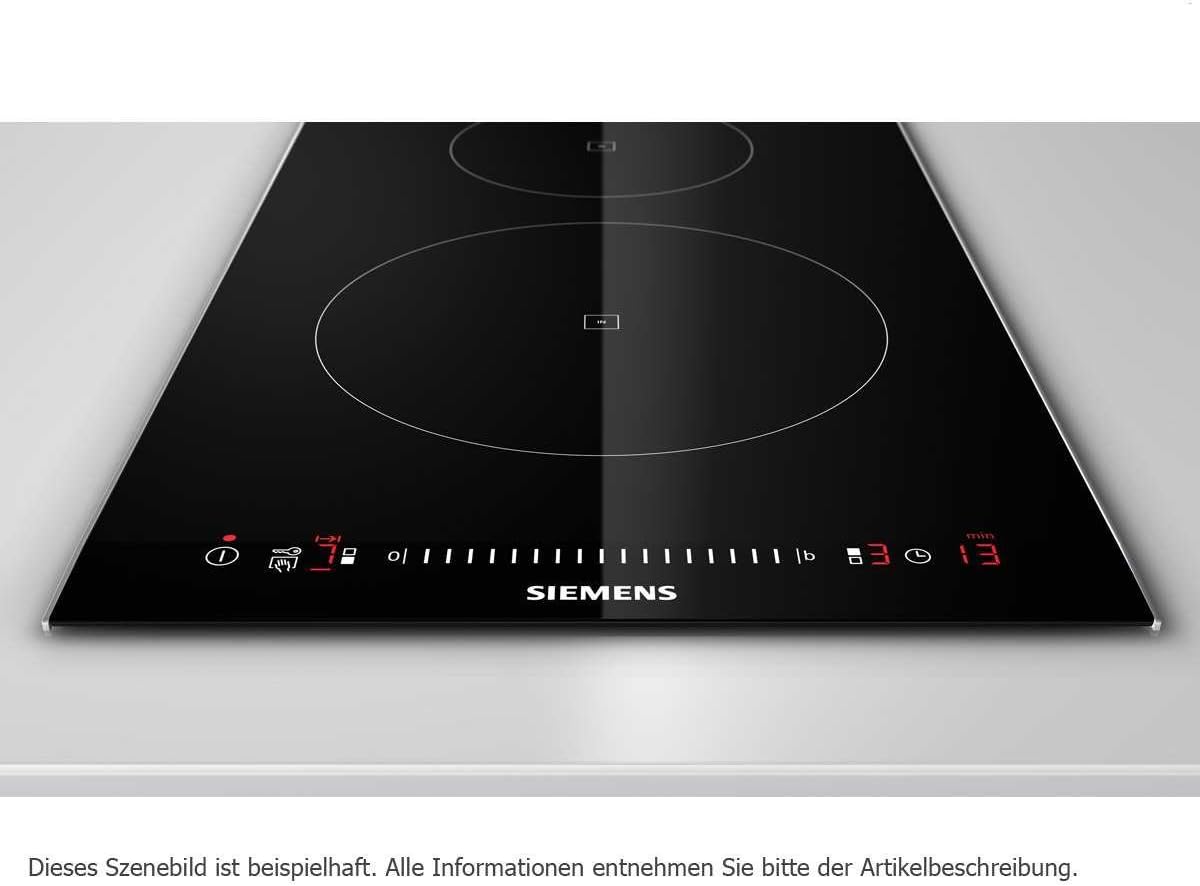 Siemens EH375FBB1E Incasso A induzione Nero piano cottura [Classe di efficienza energetica A]
