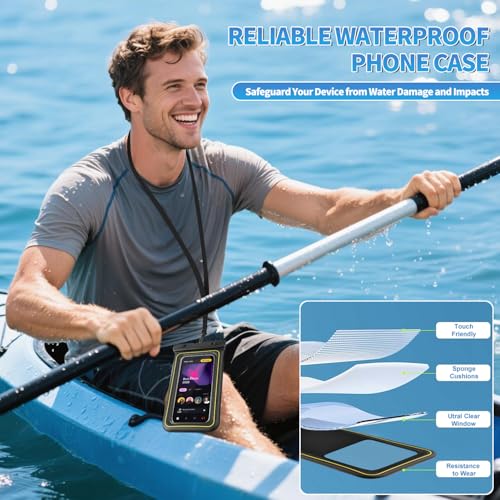 Funda impermeable para teléfono en playas y cruceros ANLEDDA 5