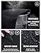 KFUBUO Men's Lightweight Ripstop Tactical Cargo Pants, Water Resistant Hiking Work Pants Relaxed Fit Black