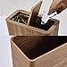 ZZFF Papelera De Basura De Madera Papelera,baño Doméstico Sala De Estar Rectangular...