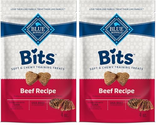 Blue Buffalo Bits Soft Dog Treats for Training, Made with Natural...
